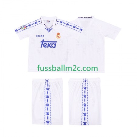 Fußballtrikots Real Madrid Retro Kinder Heim Trikotsatz 1996-1997 Fußballtrikots Real Madrid Retro Kinder Heim Trikotsatz 1996-1997